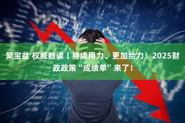 聚宝盆 权威数读丨持续用力、更加给力！2025财政政策“成绩单”来了！